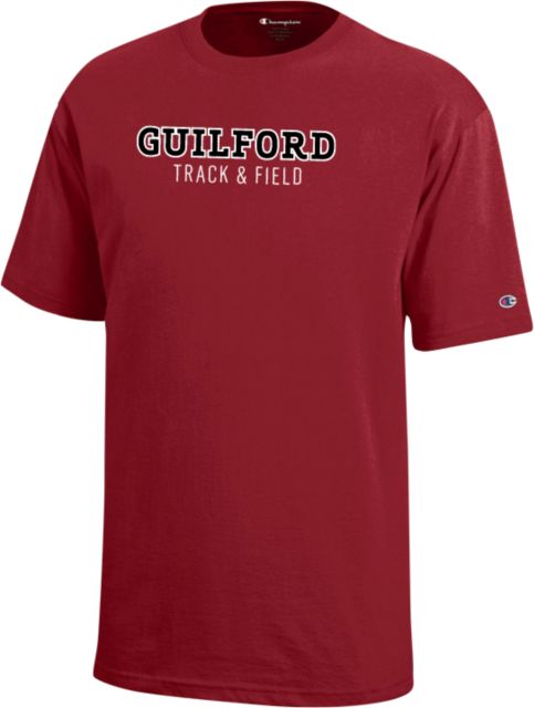 Guilford College Champion Youth Short Sleeve Tee Guilford - Track and Field - ONLINE ONLY