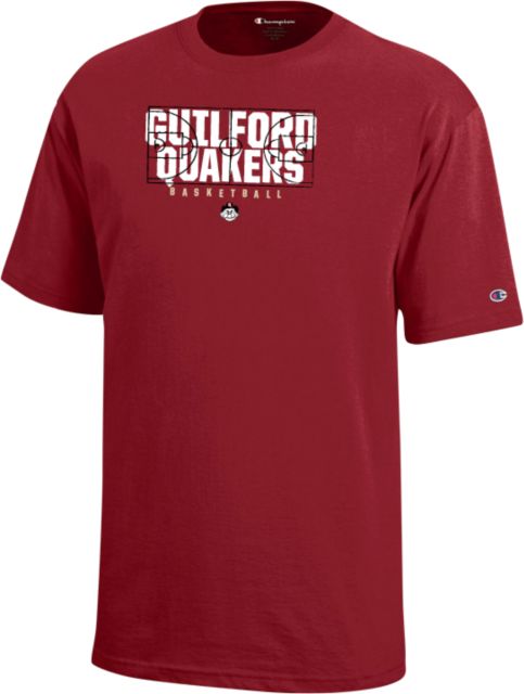 Guilford College Champion Youth Short Sleeve Tee Guilford Quakers -  Basketball Court - ONLINE ONLY