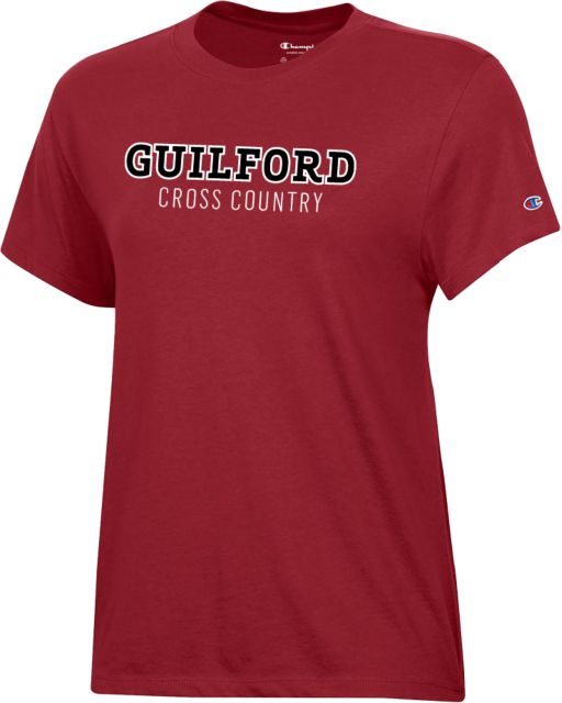 Guilford College Champion Womens Core Short Sleeve Tee Guilford - Cross Country - ONLINE ONLY