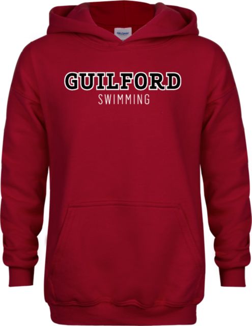 Guilford College Youth Fleece Hoodie Guilford - Swimming - ONLINE ONLY