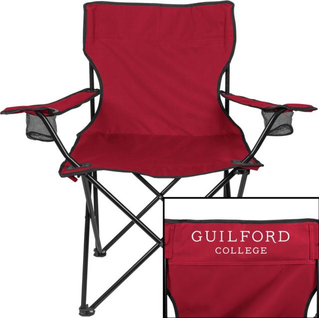 Guilford College Deluxe Captains Chair Guilford College Wordmark - No Shadow - ONLINE ONLY